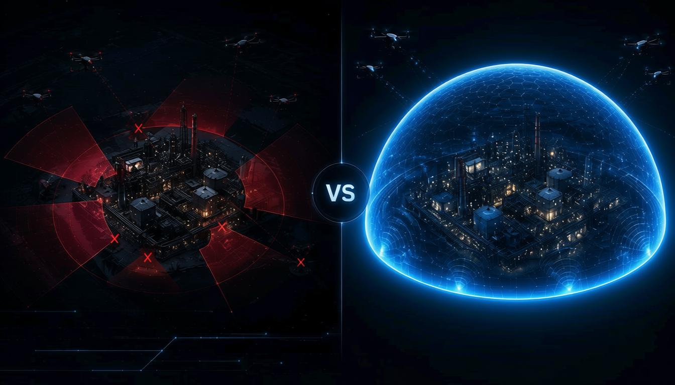 Сравнение подходов: направленные системы vs круговое покрытие ТЕХНОБАРЬЕР